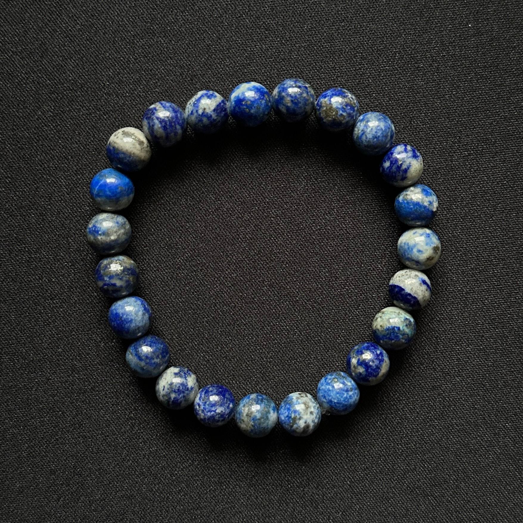 دستبند سنگ طبیعی لاجورد