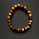دستبند سنگ طبیعی چشم ببر