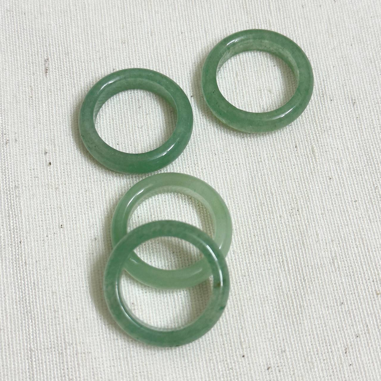 حلقه ی آونتورین سبزسایز متوسط