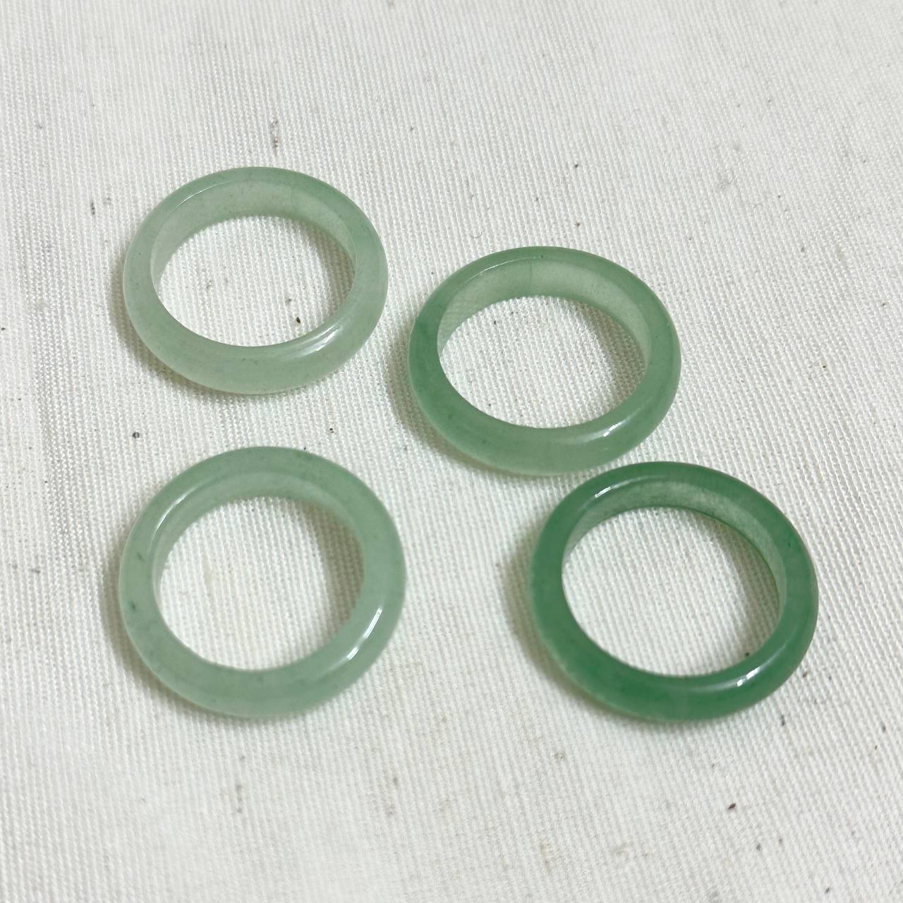 حلقه ی آونتورین سبز سایز بزرگ
