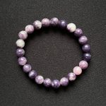 دستبند سنگ طبیعی لپیدولیت