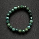 دستبند سنگ طبیعی عقیق خزه ای